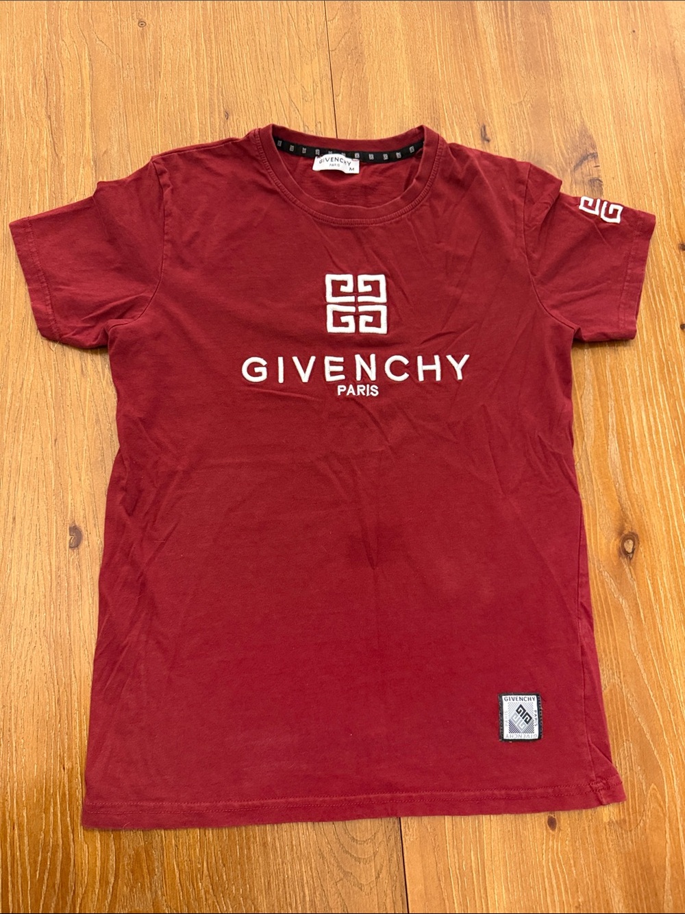 Men’s Givenchy Burgundy T-Shirt